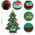 YM Christmas Tree Onarments Kids Custom DIY Felt Christmas Tree Hanging Decorations Navidad DIY Craft Decoration